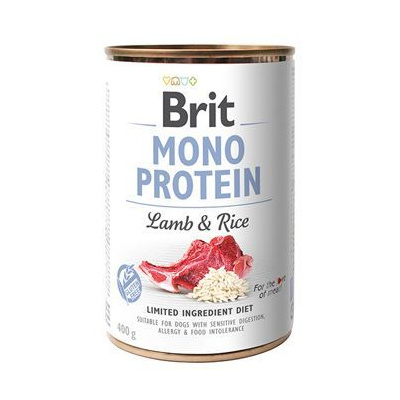 Brit Care Brit Dog Mono Protein Lamb Rice konzerva jahňacie s rýží 400g