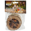 Miska NATURE LAND Nibble plněná ovocem drevená 120 g