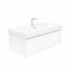 Swiss aqua technologies Koupelnová skříňka s baterií a umyvadlem SAT Evolution 1 98x30x44,8 cm bílá mat SATEVO100WMU1B