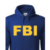 Pánská mikina - FBI, Barva Modrá, Velikost L Bezvatriko.cz 501078