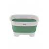 Turistická miska Outwell Collaps Wash Bowl w/drain - shadow green