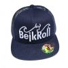 Kšiltovka BejkRoll Snap Trucker wave logo - Navy/Silver