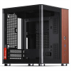 Jonsbo TK-0 PC, Mini-Tower, Mini-ITX, Tempered Glass, Wood - black TK-0 BLACK