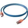 Easylan CS1OBADAD0020 RJ45 sieťové káble, prepojovacie káble CAT 6A S/FTP 2.00 m modrá dvojžilový tienený, bez halogénov, samozhášavý 1 ks; CS1OBADAD0020