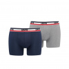 Pánske boxerky LEVI´S LEVIS MEN SPRTSWR LOGO BOXER BRIEF ORGANIC CO 2P