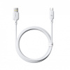 Baseus Rýchlonabíjací kábel Silky USB/USB-C 1m 100W biely - Baseus P10377703213-00 USB/USB-C, 100W, 1m, bílý