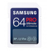 64 GB . SDXC karta Samsung PRO ULTIMATE Class 10 (U3 V30), ( r200NB/s, w130MB/s) MB-SY64S/WW