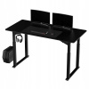 Herný stôl Ultradesk UPLIFT čierny Elektrická regulácia výšky