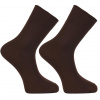 Moraj Pánske bavlnené ponožky, 100% bavlna,viac farieb Farba: Hnedá, Veľkosť: 42-44