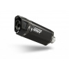 MIVV Výfuk kompletný 2x1 MIVV SR-1 S.063.LR1XB čierna