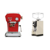 Ascaso Dream PID, Love Red + Eureka Mignon Specialita, CR cream