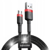 Kábel niktrade USB - microUSB typ B 1 m červený