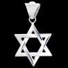 Silver.ag Prívesok strieborný, Dávidova hviezda P0887