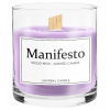 Vonná sviečka Moller SPA – Manifesto s dreveným knôtom, sójový vosk, 75 hodín