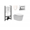 Swiss aqua technologies Cenově zvýhodněný závěsný WC set Jika do lehkých stěn / předstěnová montáž+ WC SAT Brevis SIKOJSW2