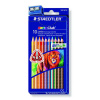 Farebné ceruzky , trojuholníkové, hrubé, STAEDTLER 