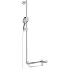 HANSGROHE Raindance Select S sprchová súprava Comfort, ručná sprcha 3jet priemer 125 mm, 110 cm sprchová tyč s madlom, ľavá verzia, jazdec a sprchová hadica 160 cm, chróm, 26324000