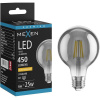 Mexen Vintis LED žiarovka filament E27, G80, 6W, Teplá - 2200K, 450 lm, dymová - L155-E27-0622-70