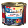 Konzerva Ontario Adult monoproteín hovädzie pate s mrkvou 200g