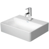 DURAVIT DuraSquare umývadielko do nábytku s otvorom, bez prepadu, 450 x 350 mm, biela, 0732450041