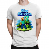 Steve 67 - Six Seven - pánske tričko s potlačou - inspirované Minecraft - Tričkový | XS | Biela | Pánske tričko