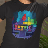 Tričko s potlačou TETRIS Pánsky Čierna XL