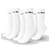 GymBeam Ponožky 3/4 Socks 3Pack White - L/XL - bílá