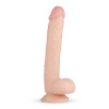 Real Fantasy Elvin - realistický dildó s vajciami - 28cm (naturálny)