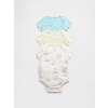 GAP Baby body, 3 ks Viacfarebná 6-12M Viacfarebná Viacfarebná
