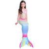 Kostým Dúhová morská panna s rybkou 130-140 Veľkosť Farebná