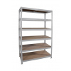 Meets-ecommerce UG Kovový regál profi 230x130x50, 4-7 políc Farba: Sivá, Počet polic: 6 políc