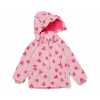Tchibo - Detská bunda do dažďa - pre bábätko - veľ. 74/80 - farba: ružová/s potlačou