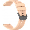 Silikónový remienok Ricardo 24mm (pro Garmin Venu X1), béžový, Quick Release