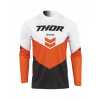 Dres Thor Sector Chev charcoal/red orange 2022 detský