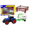 Farma Set Traktor Nádrž na mlieko Krava 1:64