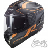KASK LS2 FF327 CHALLENGER CT2 GRID CARBON ORANGE L (KASK LS2 FF327 CHALLENGER CT2 GRID CARBON ORANGE L)