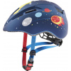 Dětská cyklistická helma UVEX Kid 2 CC Raketa modrá