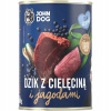 John Dog BERRY ŠTENIATKO diviak s teľacinou a bobuľami 400g – mokré krmivo pre psa