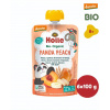 Holle Bio Panda Peach 100% pyré broskyňa marhuľa banán a špalda 6 x 100 g