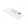 NIMCO NIKAU polička matné sklo 20 x 11 cm bez ohrádky, chrómový držiak NK 30091B20-26