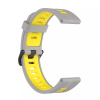 Techsuit - Watchband 20mm (W002) remienok pre Samsung Galaxy Watch 4 / 5 / Active 2, Huawei Watch GT 3 (42 mm) / GT 3 Pro (43 mm) – sivý KF239525