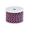 Galanterka Šňůra kroucená trikolora Ø2 a 4 mm návin 18 metrů - 3 (4 mm) viz foto