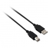 V7 V7E2USB2AB-03M USB kábel USB 2.0 3 m USB A USB B Čierna (V7E2USB2AB-03M)