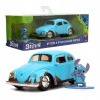 Jada Disney Volkswagen Beetle Stitch Action Obrázek Lilo auto 1:32