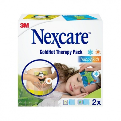 3M Nexcare ColdHot Therapy Pack Happy Kids gélový obklad pre deti 2 ks