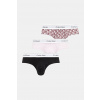 Slipy Calvin Klein Underwear 3-pak LV00NB4388 ružová S