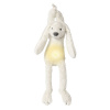 Happy Horse Plyšová hudobná hračka so svetielkom zajačik Richie 34 cm Cream