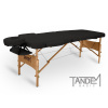 Tandem Basic-2 drevené masážne lehátko čierna 195 x 70 cm