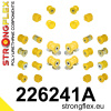 226241A: Full suspension polyurethane bush kit SPORT 22mm 18,5mm Yellow