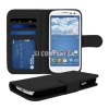Kožený obal Samsung Galaxy S3 – Wallet ID – čierna
